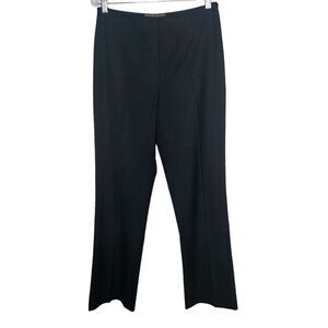 RALPH LAUREN Black Label Trouser Pants Women's Size 10 Wool Blend Black Stretch